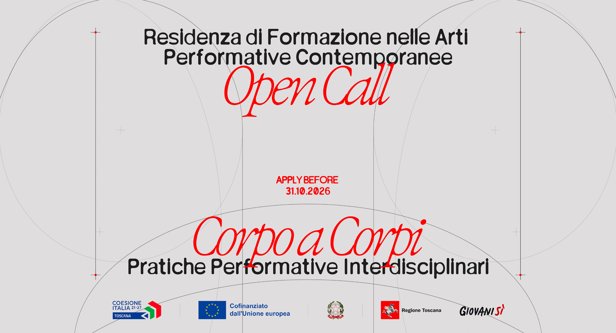 Open Call CORPO A CORPI. Pratiche performative interdisciplinari. Apply before 31.10.2026